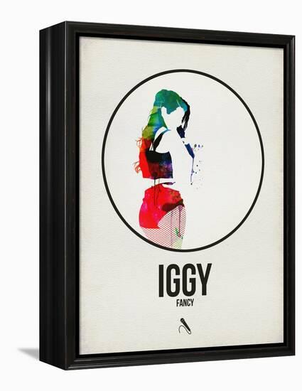 Iggy Watercolor-David Brodsky-Framed Stretched Canvas