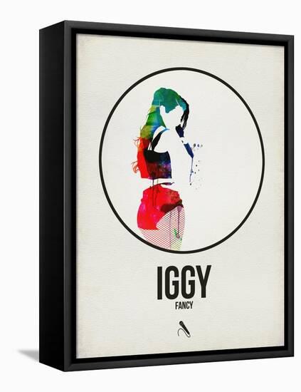 Iggy Watercolor-David Brodsky-Framed Stretched Canvas