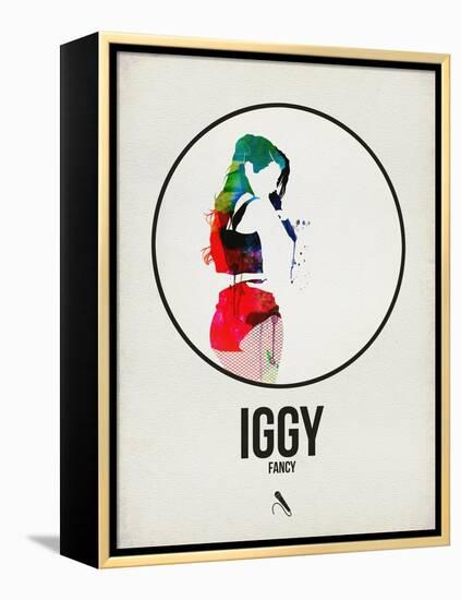 Iggy Watercolor-David Brodsky-Framed Stretched Canvas