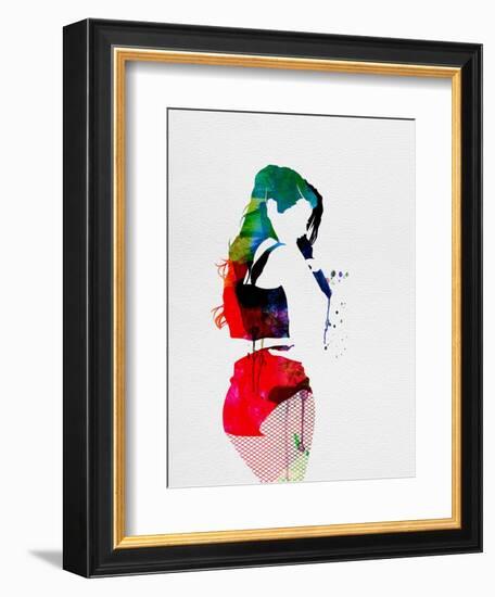 Iggy Watercolor-Lora Feldman-Framed Art Print