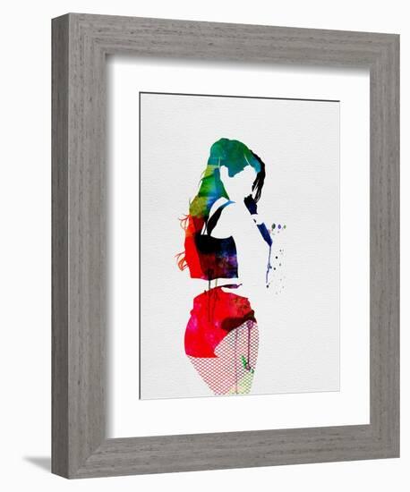 Iggy Watercolor-Lora Feldman-Framed Premium Giclee Print