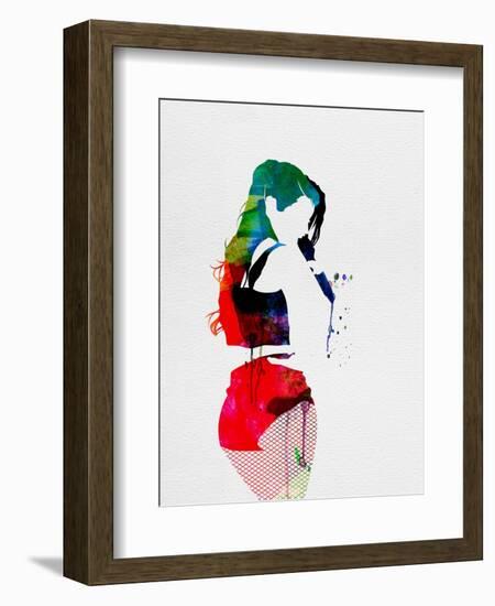 Iggy Watercolor-Lora Feldman-Framed Premium Giclee Print