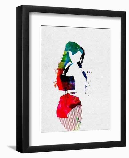 Iggy Watercolor-Lora Feldman-Framed Premium Giclee Print