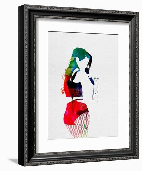 Iggy Watercolor-Lora Feldman-Framed Premium Giclee Print