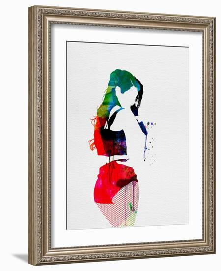 Iggy Watercolor-Lora Feldman-Framed Art Print