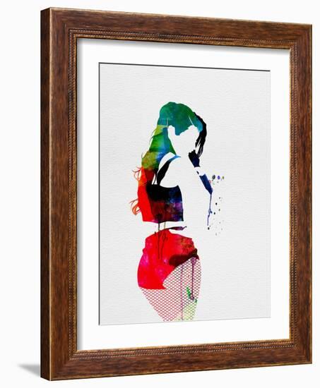 Iggy Watercolor-Lora Feldman-Framed Art Print