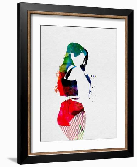 Iggy Watercolor-Lora Feldman-Framed Art Print