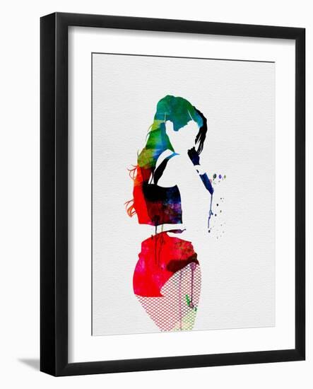 Iggy Watercolor-Lora Feldman-Framed Art Print