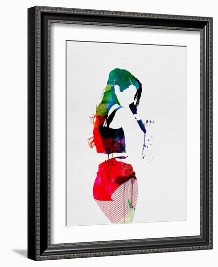 Iggy Watercolor-Lora Feldman-Framed Art Print