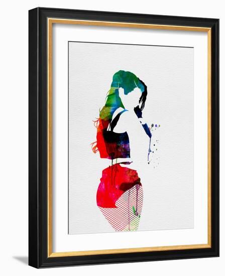 Iggy Watercolor-Lora Feldman-Framed Art Print