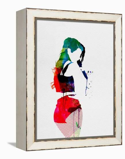 Iggy Watercolor-Lora Feldman-Framed Stretched Canvas