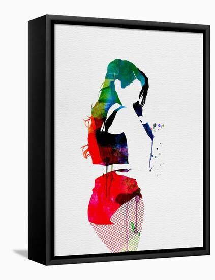 Iggy Watercolor-Lora Feldman-Framed Stretched Canvas