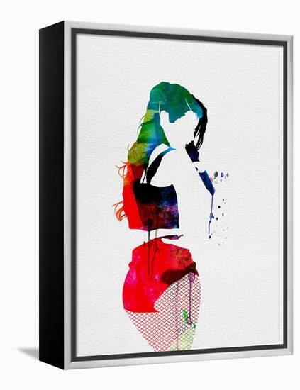 Iggy Watercolor-Lora Feldman-Framed Stretched Canvas