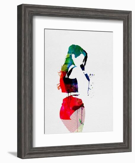 Iggy Watercolor-Lora Feldman-Framed Art Print