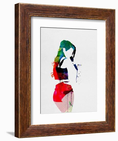 Iggy Watercolor-Lora Feldman-Framed Art Print