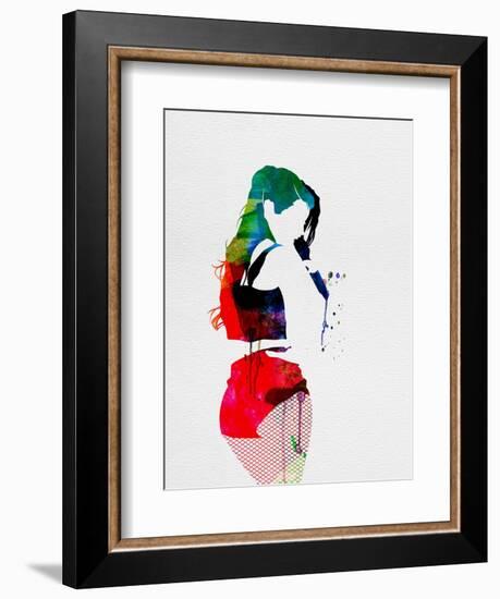 Iggy Watercolor-Lora Feldman-Framed Art Print