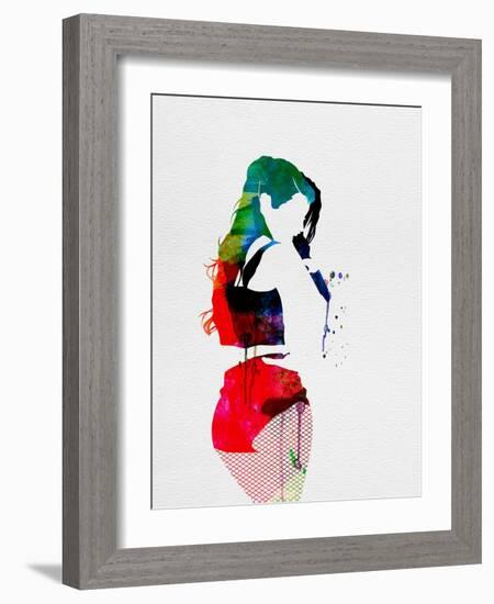 Iggy Watercolor-Lora Feldman-Framed Art Print