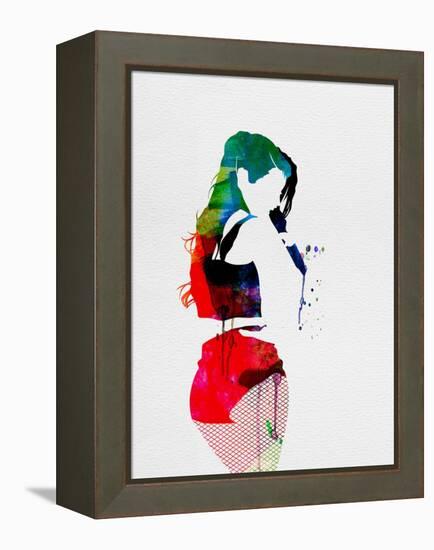 Iggy Watercolor-Lora Feldman-Framed Stretched Canvas