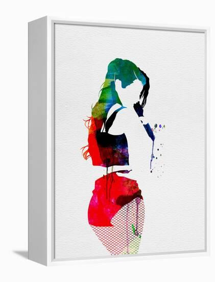 Iggy Watercolor-Lora Feldman-Framed Stretched Canvas