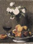 The Bowl of Peaches; Le Bol De Peches, 1869-Henri Fantin-Latour-Giclee Print