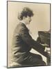 Ignacy Jan Paderewski Polish Pianist Composer and Statesman Playing a Grand Piano-null-Mounted Photographic Print