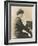 Ignacy Jan Paderewski Polish Pianist Composer and Statesman Playing a Grand Piano-null-Framed Photographic Print