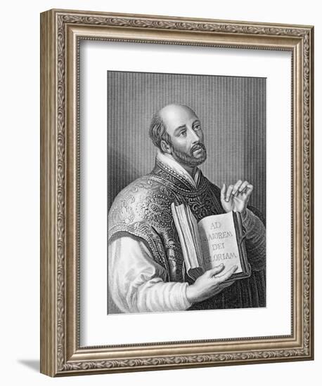 Ignatius Loyola, Engraved by William Holl the Younger, C.1830 (Engraving)-Peter Paul Rubens-Framed Premium Giclee Print