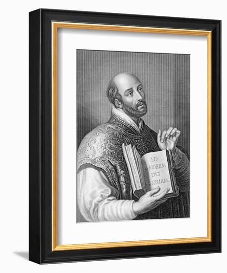 Ignatius Loyola, Engraved by William Holl the Younger, C.1830 (Engraving)-Peter Paul Rubens-Framed Premium Giclee Print