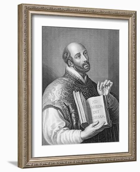 Ignatius Loyola, Engraved by William Holl the Younger, C.1830 (Engraving)-Peter Paul Rubens-Framed Giclee Print