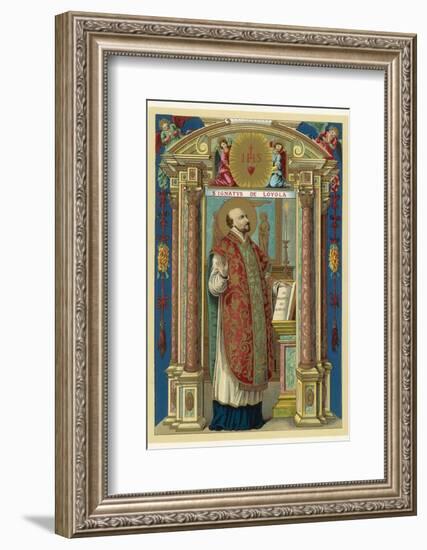 Ignatius Loyola Spanish Saint Founder of the Jesuit Order-null-Framed Photographic Print