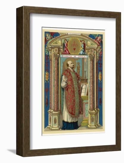 Ignatius Loyola Spanish Saint Founder of the Jesuit Order-null-Framed Photographic Print