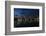 Ignatz-Bubis-Bridge in Frankfurt in Front of the Skyline-Armin Mathis-Framed Photographic Print