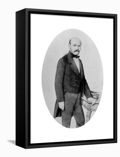 Ignaz Philip Semmelweis (1818-186), Hungarian Obstetrician, 19th Century-null-Framed Premier Image Canvas