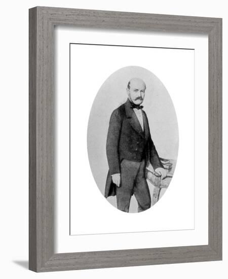 Ignaz Philip Semmelweis (1818-186), Hungarian Obstetrician, 19th Century-null-Framed Giclee Print