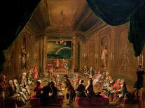 Initiation Ceremony in a Viennese Masonic Lodge During the Reign of Joseph II-Ignaz Unterberger-Premium Giclee Print