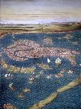 Venice: Map, 16Th Century-Ignazio Danti-Framed Premium Giclee Print