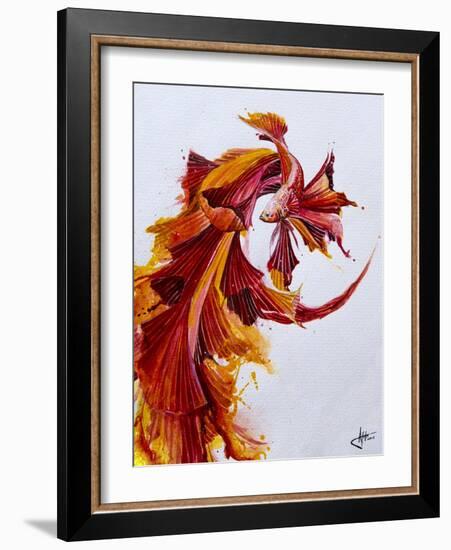 Ignite Vertical-Marc Allante-Framed Giclee Print