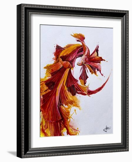 Ignite Vertical-Marc Allante-Framed Giclee Print