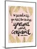 Ignorance and Confidence - Gold and Blush – Cat Coqullette-Cat Coquillette-Mounted Premium Giclee Print