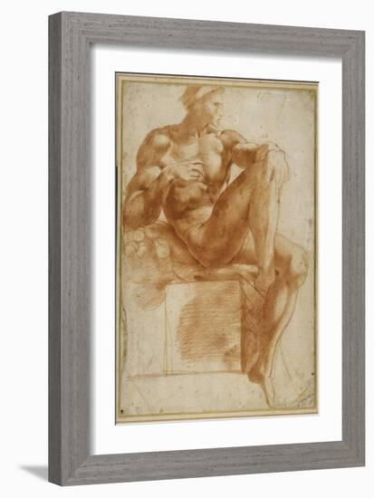 Ignundo on the Sistine Valut-Giovanni Battista Rosso Fiorentino-Framed Giclee Print