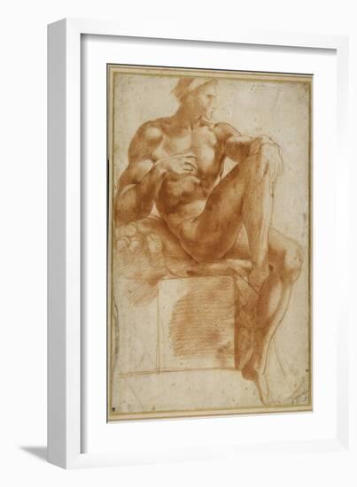 Ignundo on the Sistine Valut-Giovanni Battista Rosso Fiorentino-Framed Giclee Print