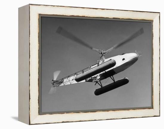 Igor Sikorsky Making Helicopter Flight-Dmitri Kessel-Framed Premier Image Canvas