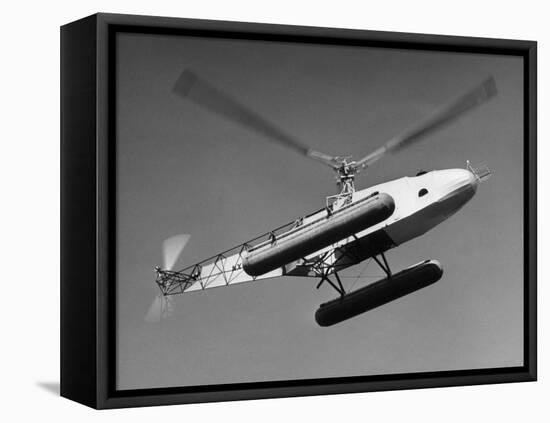 Igor Sikorsky Making Helicopter Flight-Dmitri Kessel-Framed Premier Image Canvas