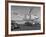 Igor Sikorsky Taking Off in Helicopter from Parking Lot-Dmitri Kessel-Framed Premium Photographic Print