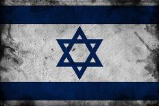 Israel Flag-igor stevanovic-Framed Stretched Canvas