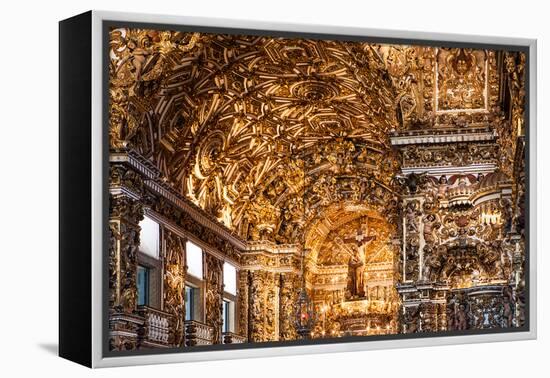 Igreja De Sao Francisco or Church of Saint Francis-Alex Saberi-Framed Premier Image Canvas