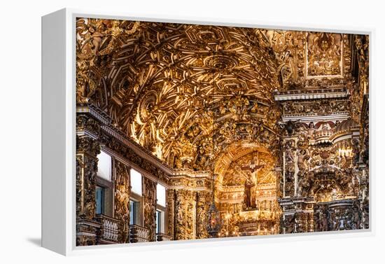 Igreja De Sao Francisco or Church of Saint Francis-Alex Saberi-Framed Premier Image Canvas