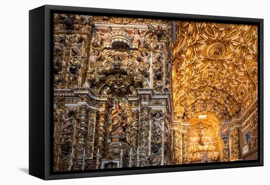 Igreja De Sao Francisco or Church of Saint Francis-Alex Saberi-Framed Premier Image Canvas