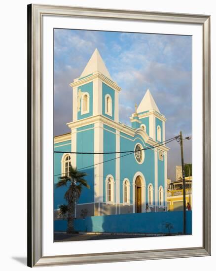 Igreja Nossa Senhora da Conceicao. Sao Filipe, the capital of the island. Fogo Island-Martin Zwick-Framed Photographic Print