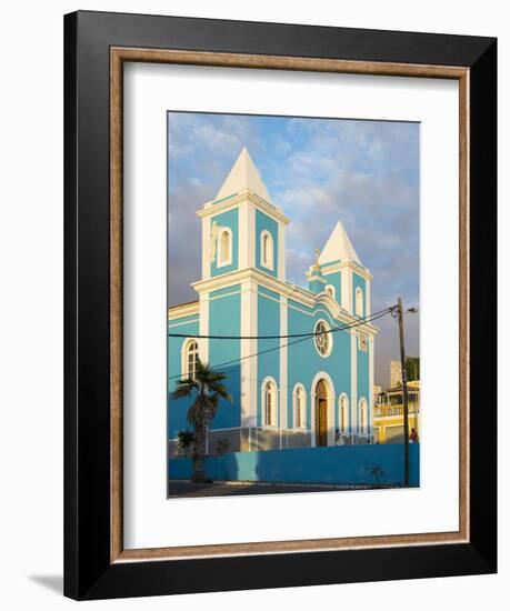 Igreja Nossa Senhora da Conceicao. Sao Filipe, the capital of the island. Fogo Island-Martin Zwick-Framed Photographic Print